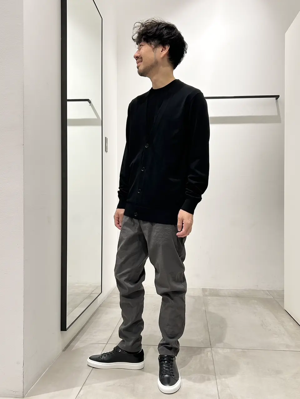 24SS 未使用級ジョセフオム リネン ニットジャケット Lテーラードジャケット Lui's ジャケット テーラードジャケット ショートセミダブル