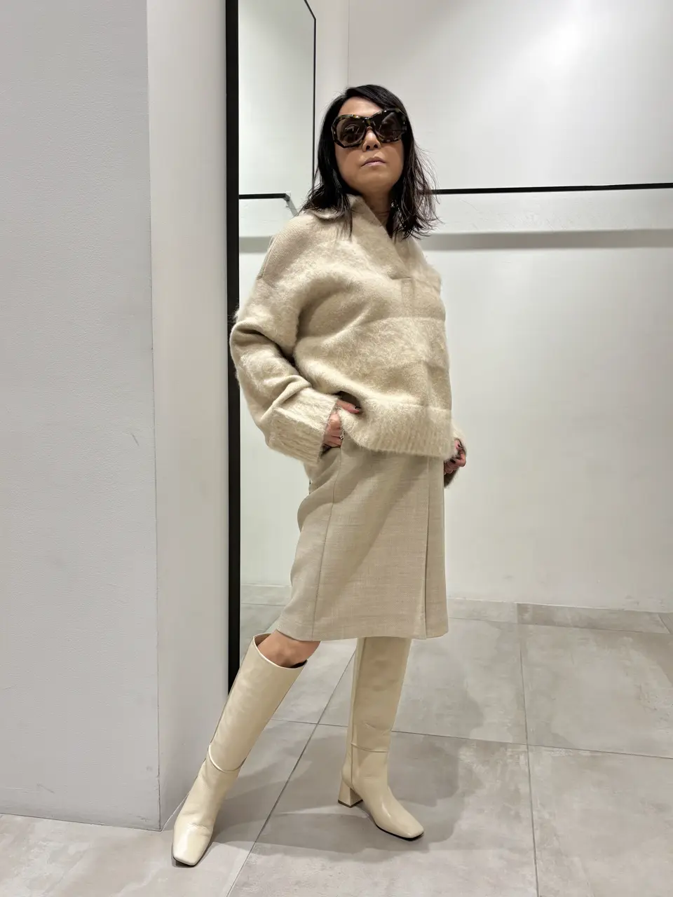  米山美紀 コーディネート画像