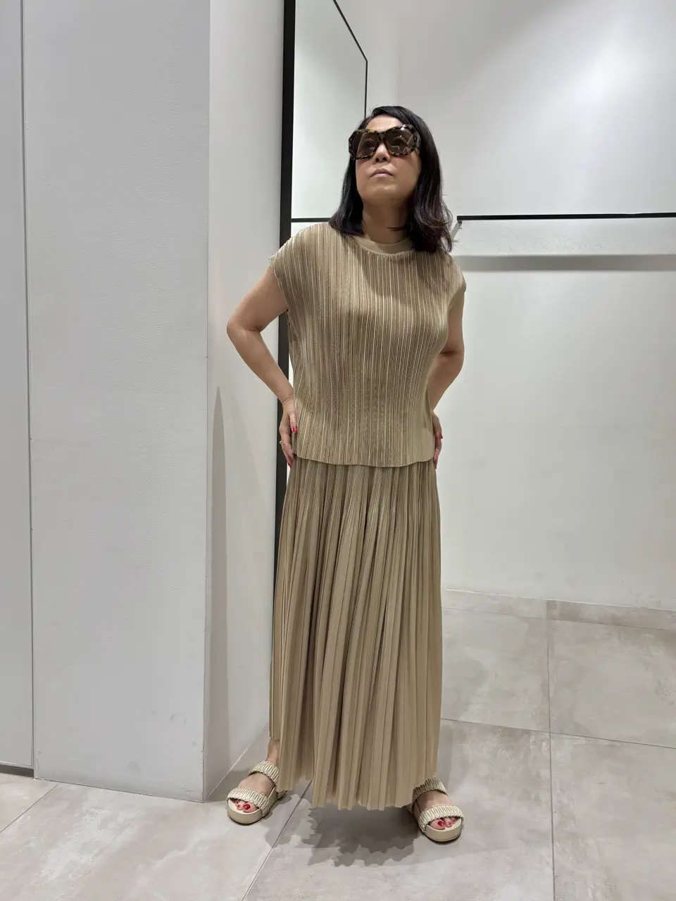  米山美紀 コーディネート画像