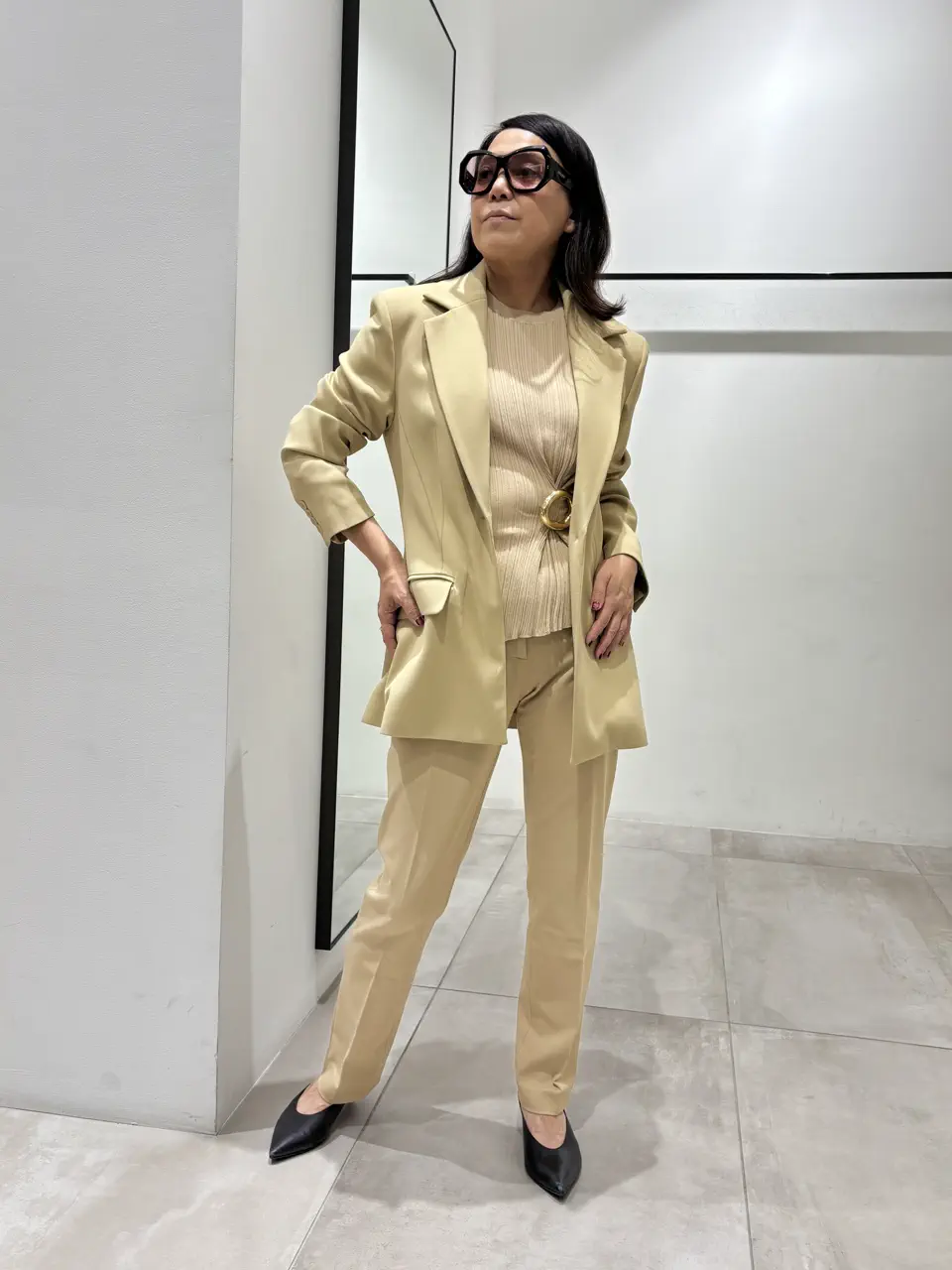  米山美紀 コーディネート画像