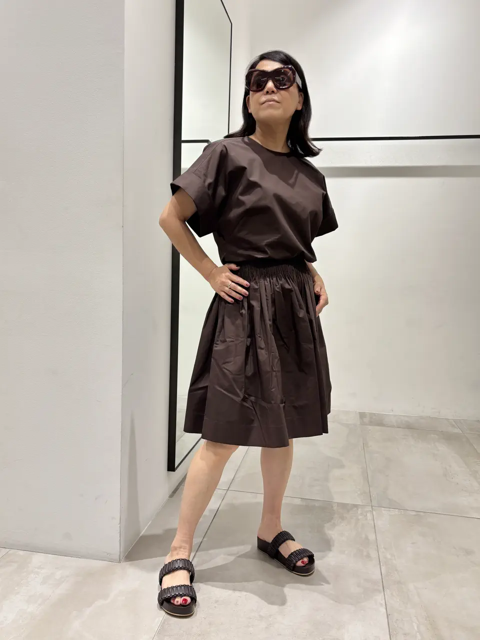  米山美紀 コーディネート画像