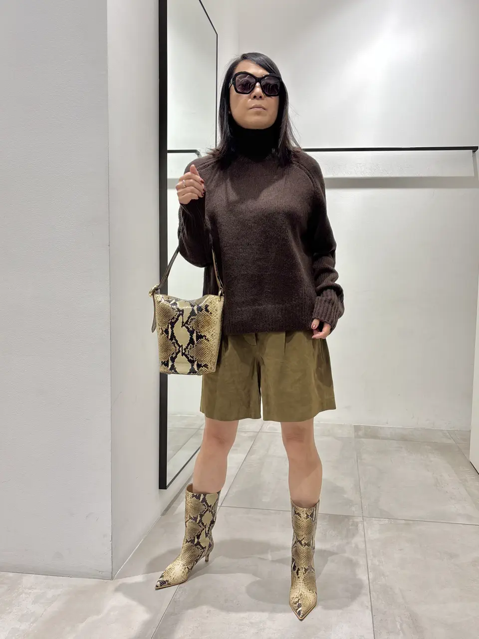  米山美紀 コーディネート画像