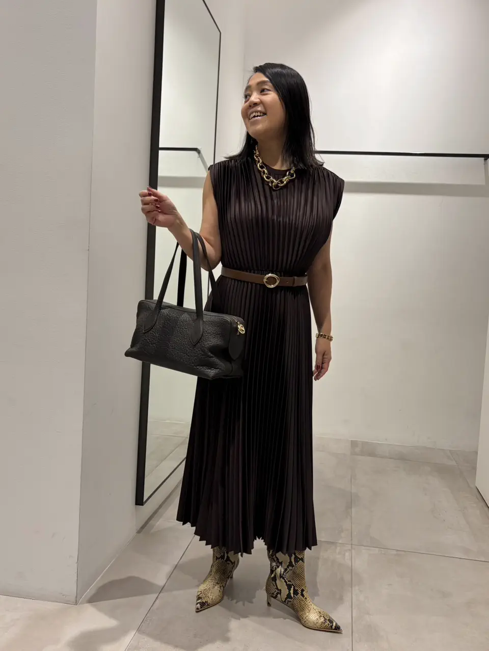  米山美紀 コーディネート画像
