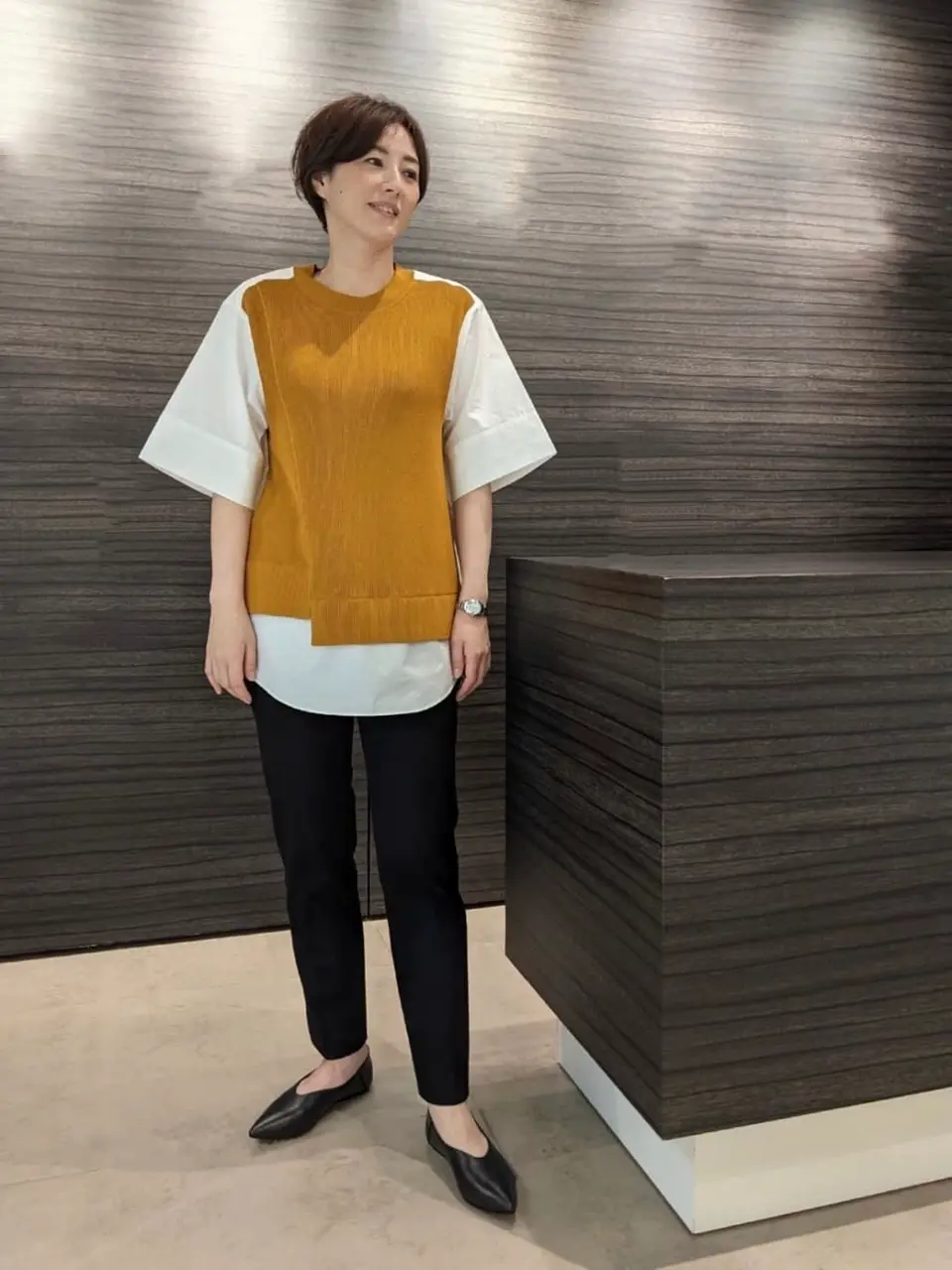 JOSEPH スタッフ コーディネート画像