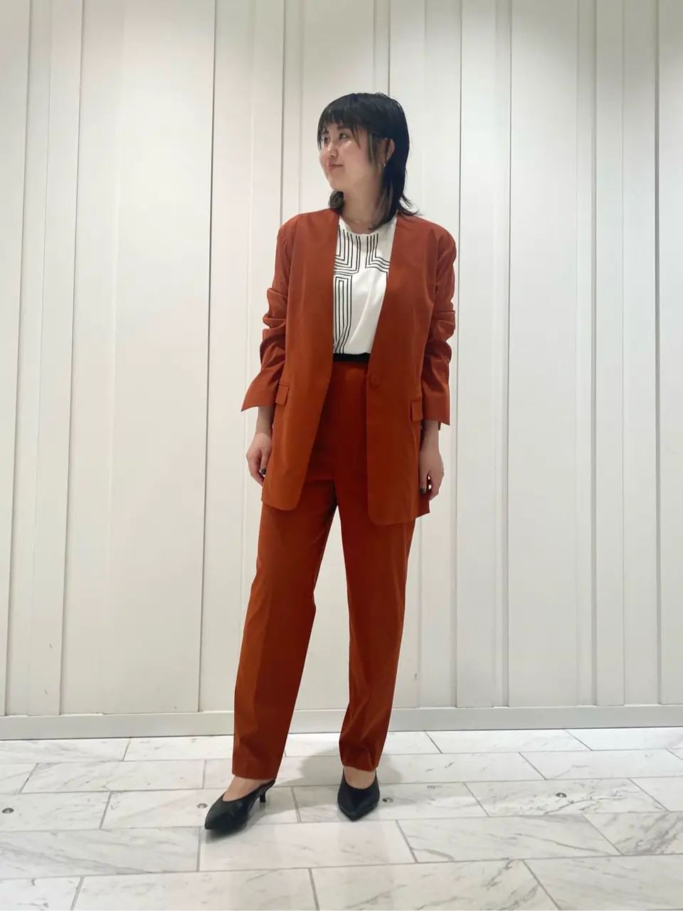 JOSEPH スタッフ コーディネート画像