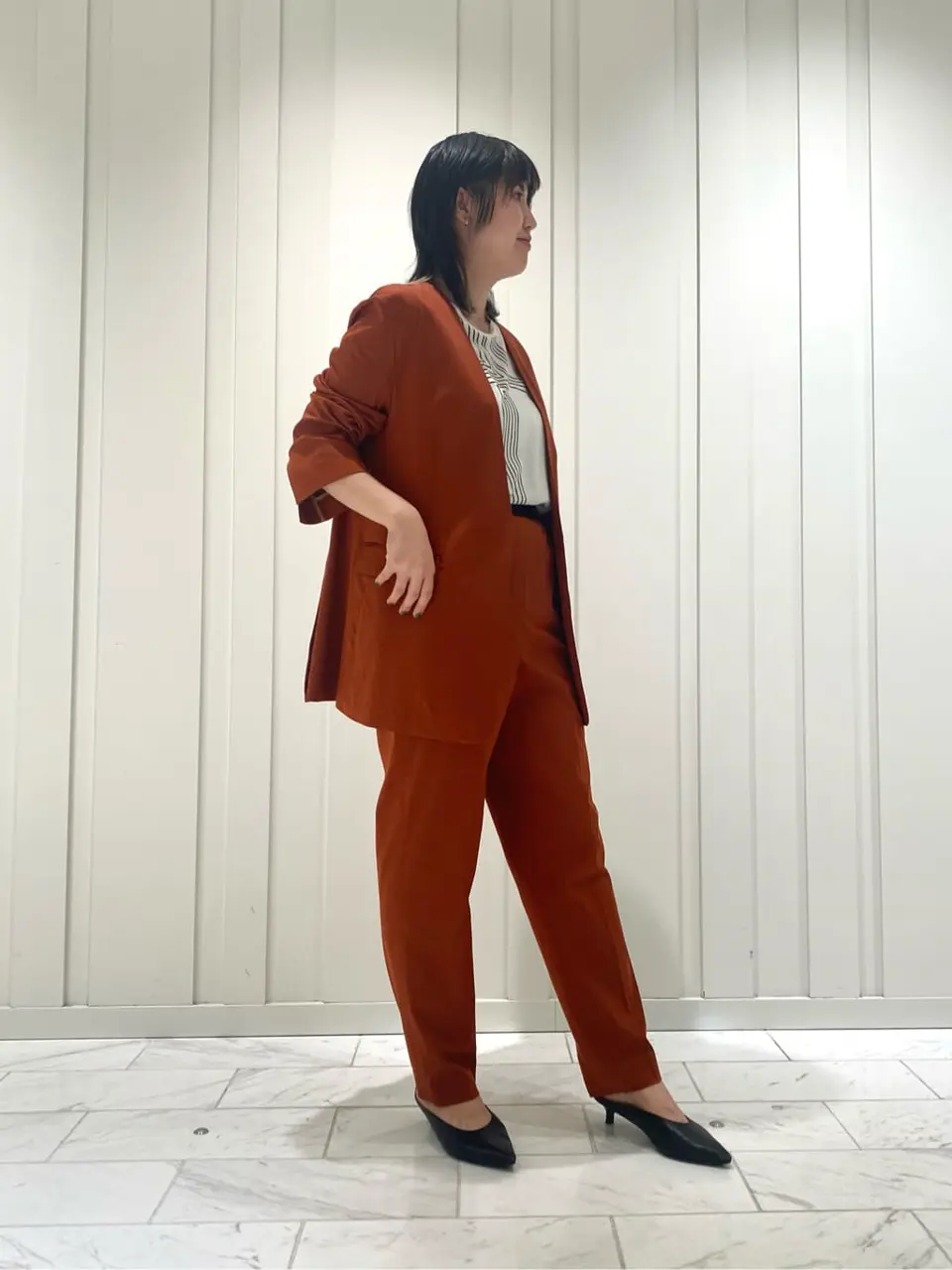 JOSEPH スタッフ コーディネート画像