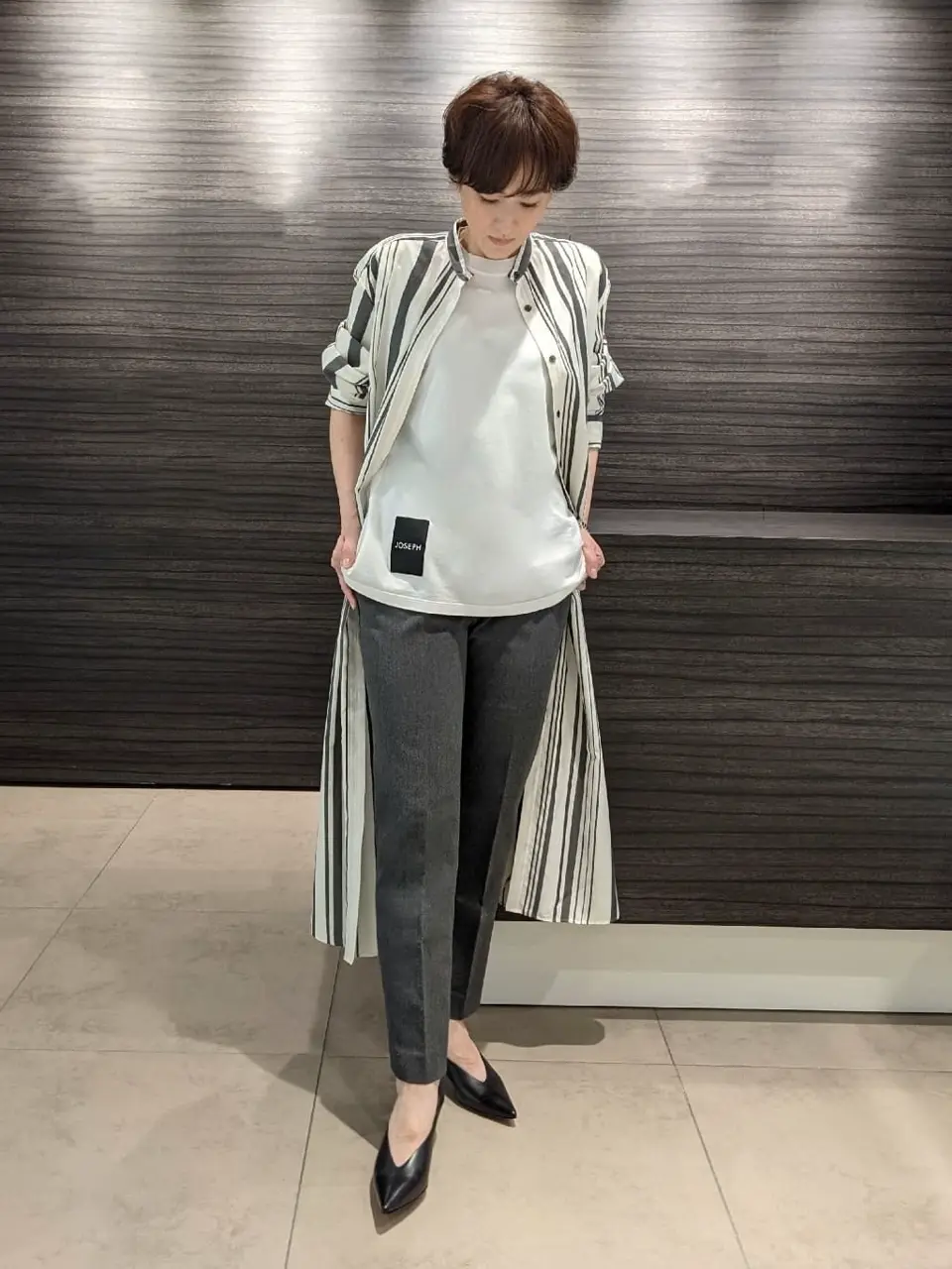 JOSEPH スタッフ コーディネート画像