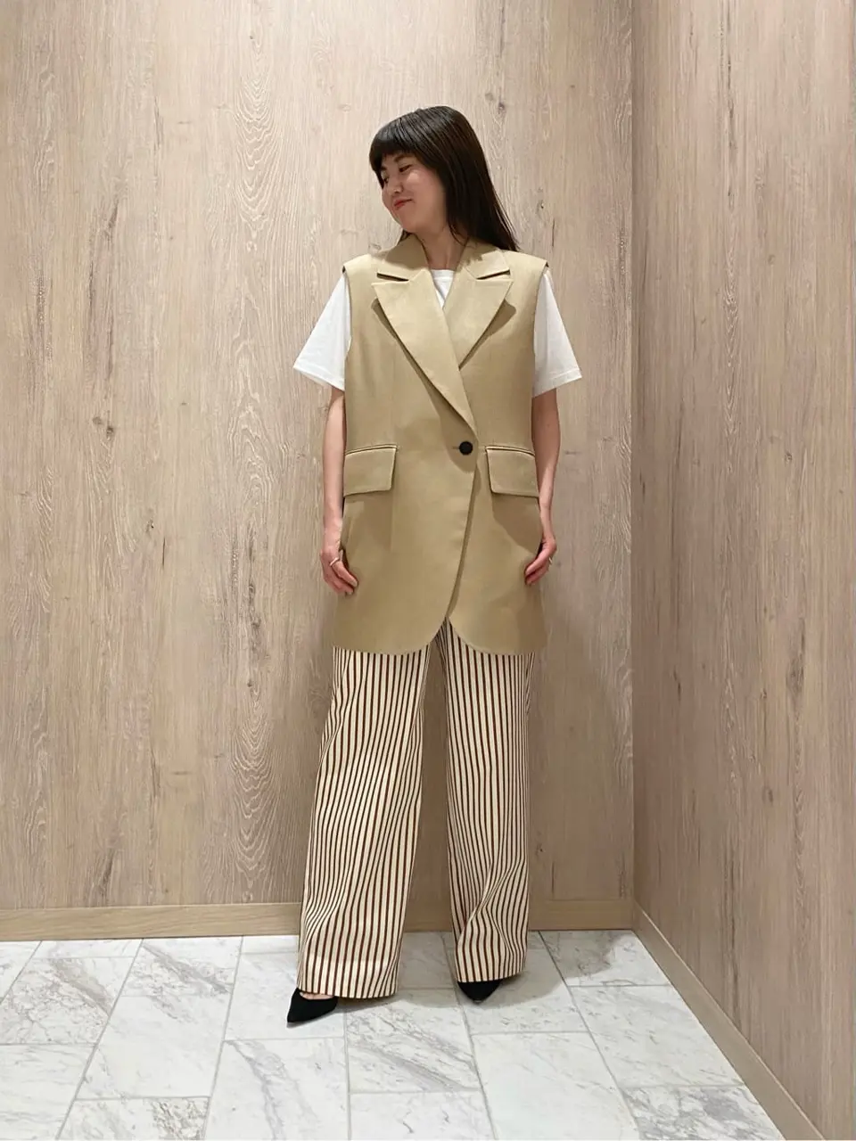 JOSEPH スタッフ コーディネート画像