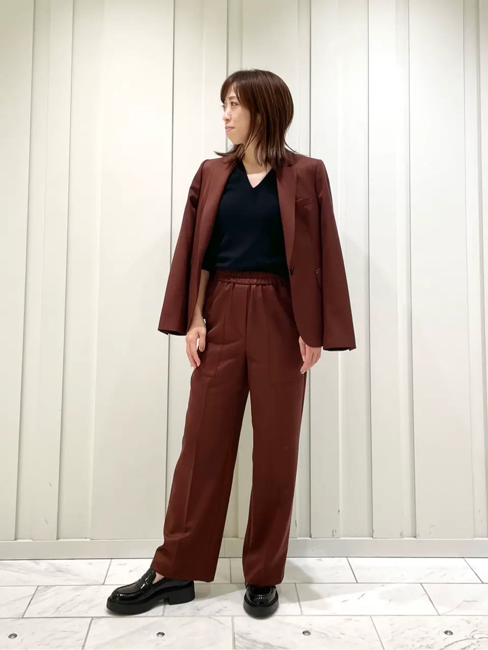 JOSEPH スタッフ コーディネート画像