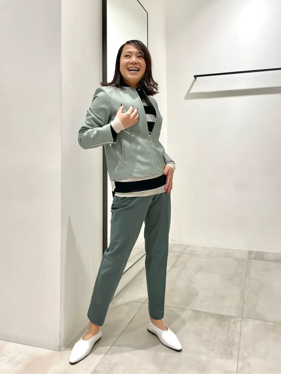  米山美紀 コーディネート画像