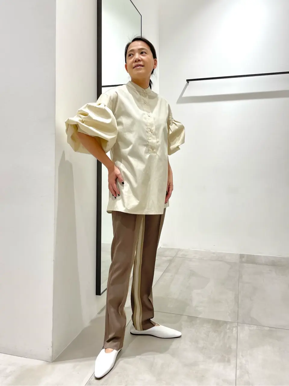  米山美紀 コーディネート画像