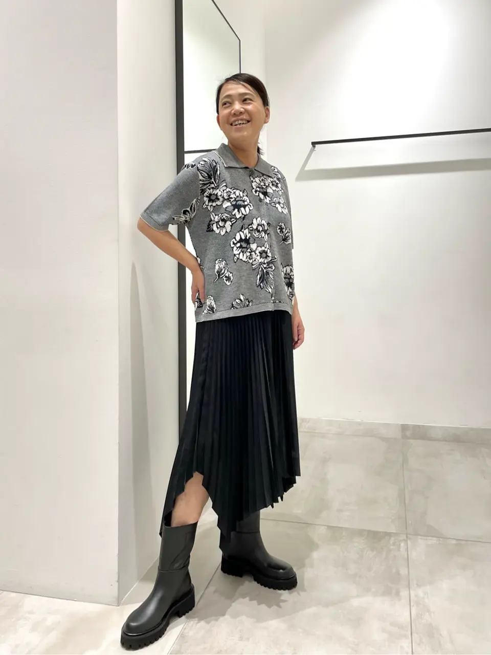  米山美紀 コーディネート画像