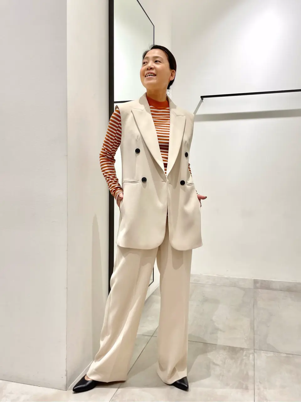  米山美紀 コーディネート画像