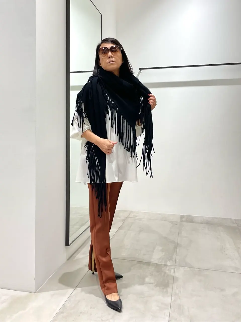  米山美紀 コーディネート画像