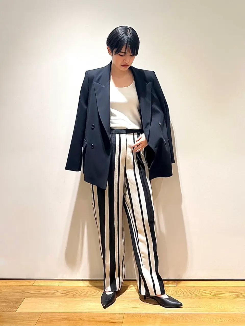 JOSEPH スタッフ コーディネート画像