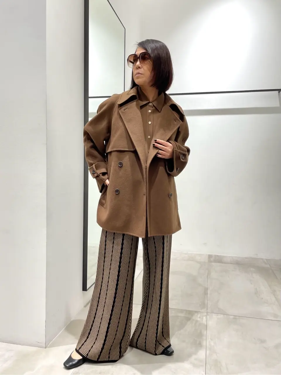 JOSEPH ウールニット ガウンコート S JOSEPH ウールニット ガウンコート S