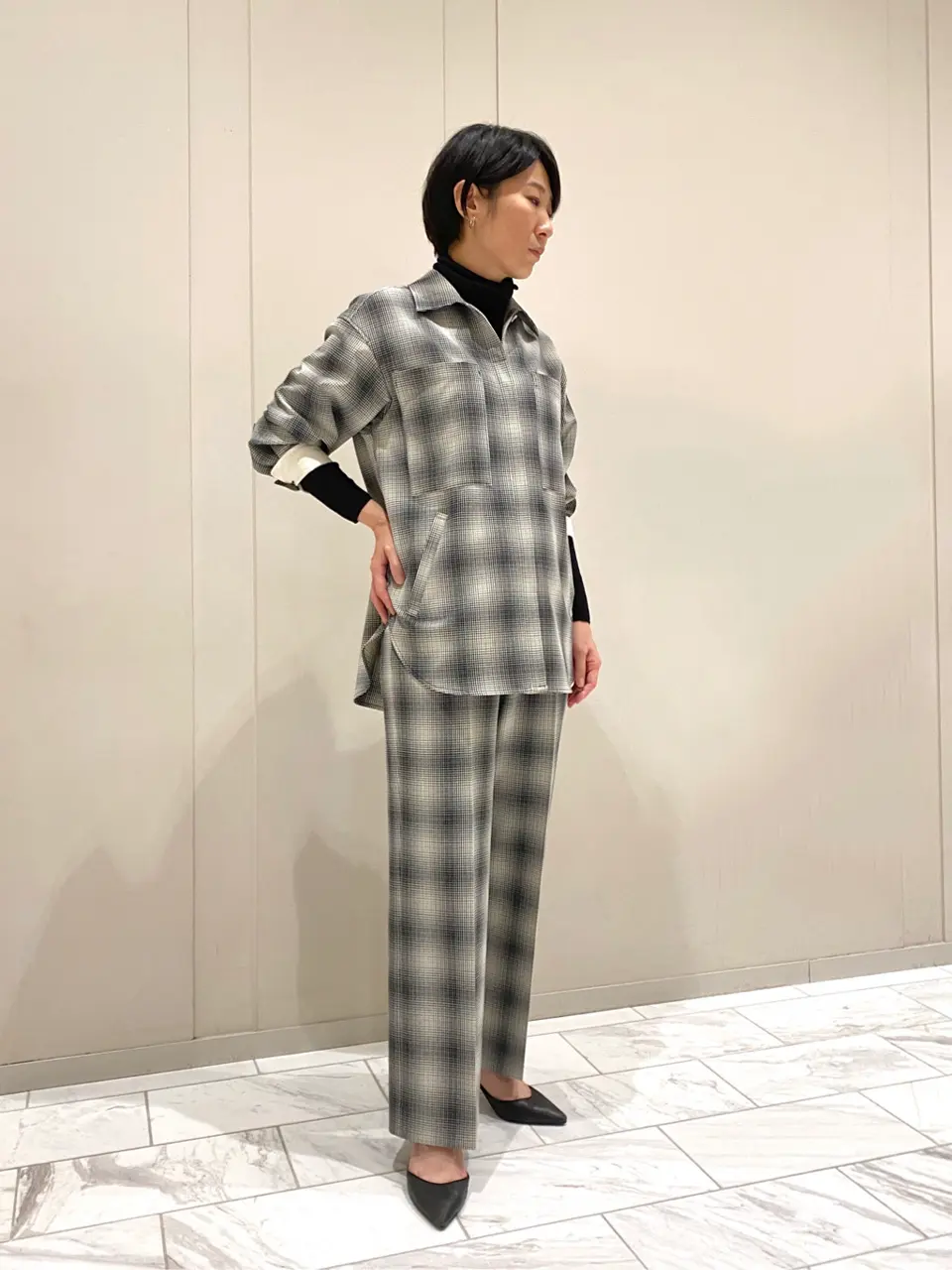 JOSEPH スタッフ コーディネート画像