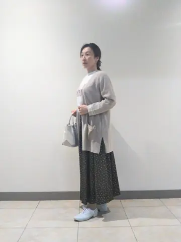 J.PRESS LADIES L スタッフ コーディネート画像