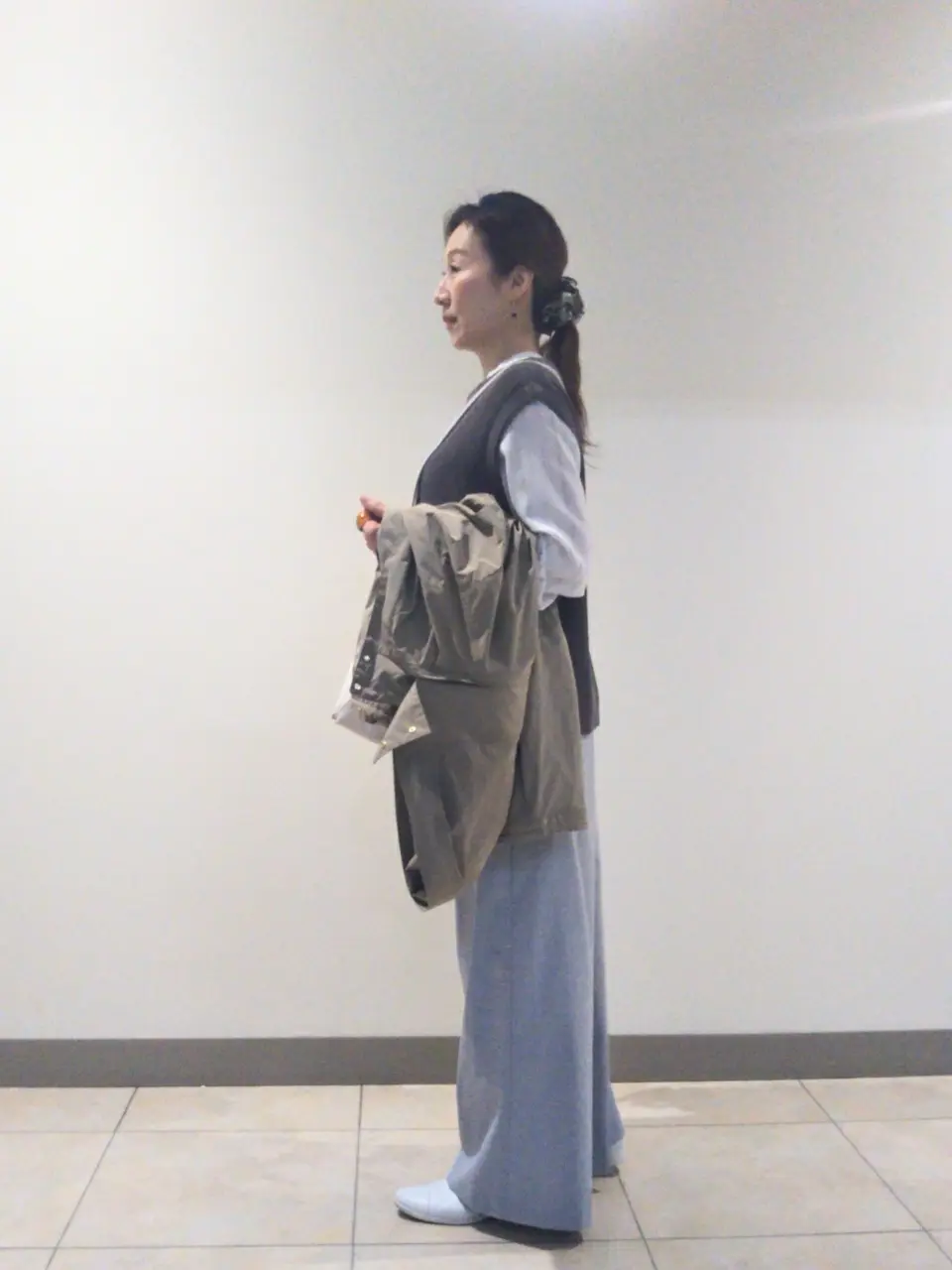 J.PRESS LADIES L スタッフ コーディネート画像