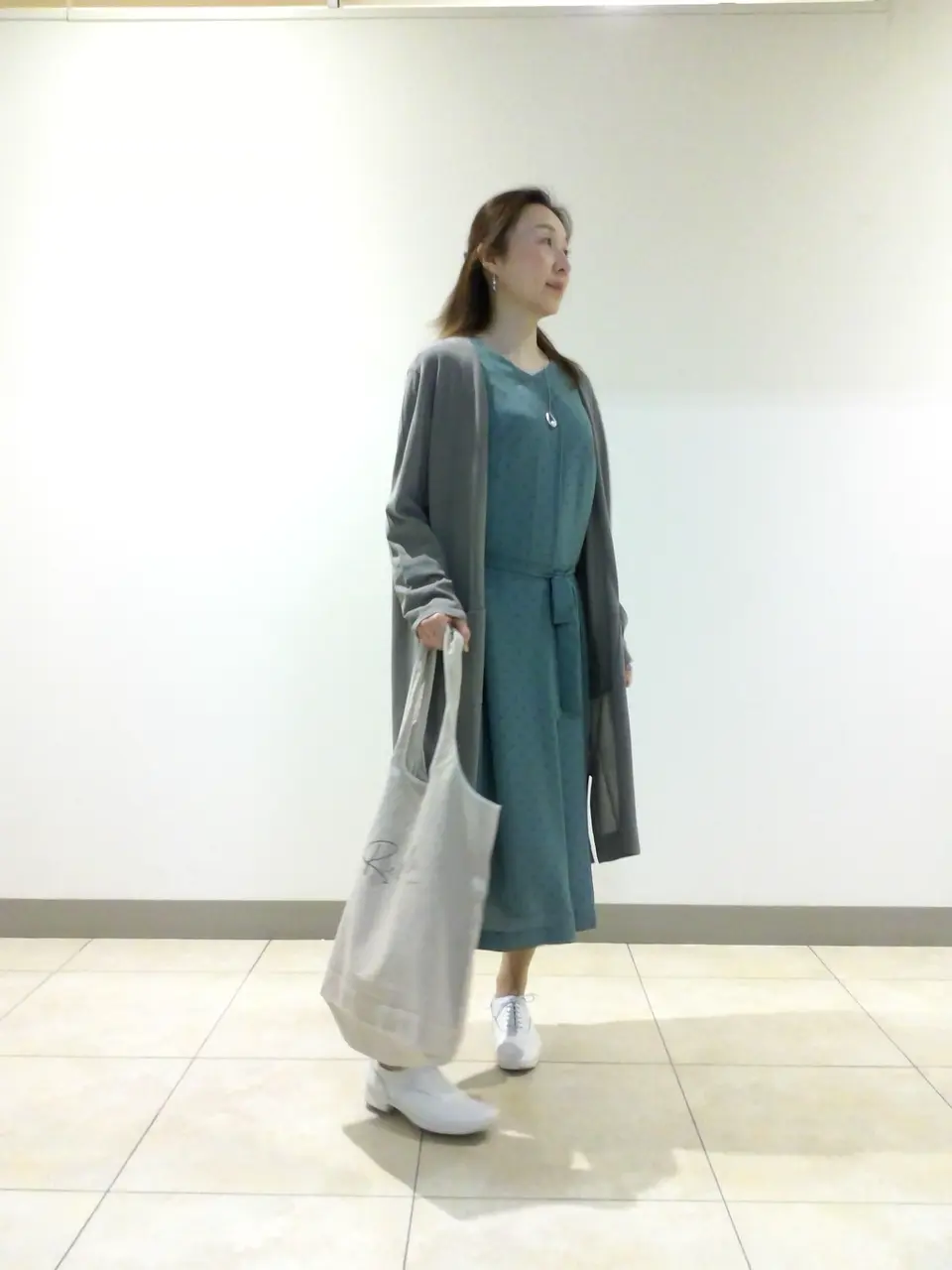 J.PRESS LADIES L スタッフ コーディネート画像