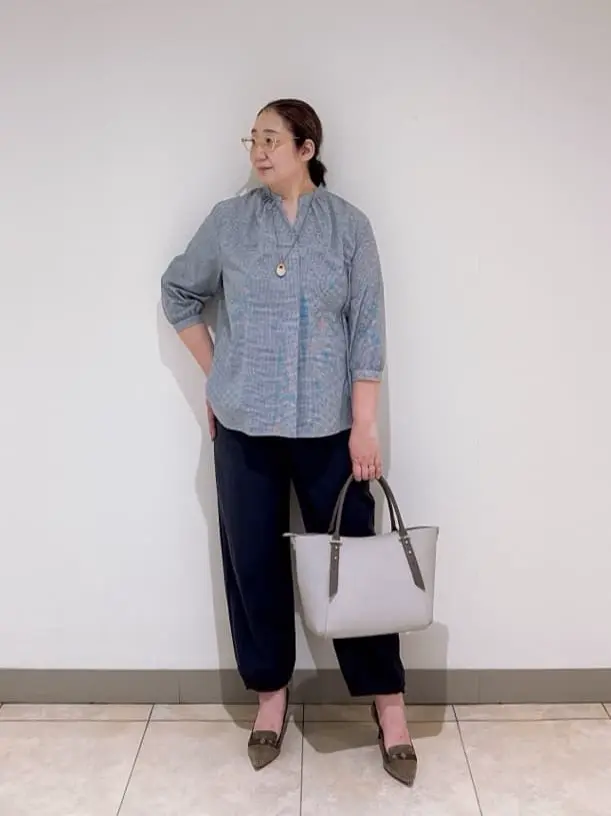 J.PRESS LADIES L スタッフ コーディネート画像