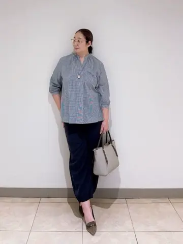 J.PRESS LADIES L スタッフ コーディネート画像