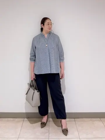 J.PRESS LADIES L スタッフ コーディネート画像