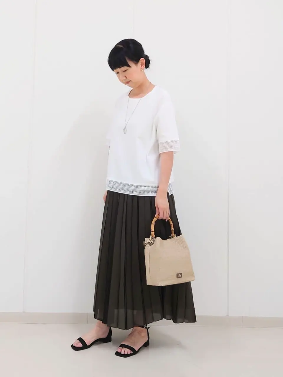 J.PRESS LADIES L スタッフ コーディネート画像