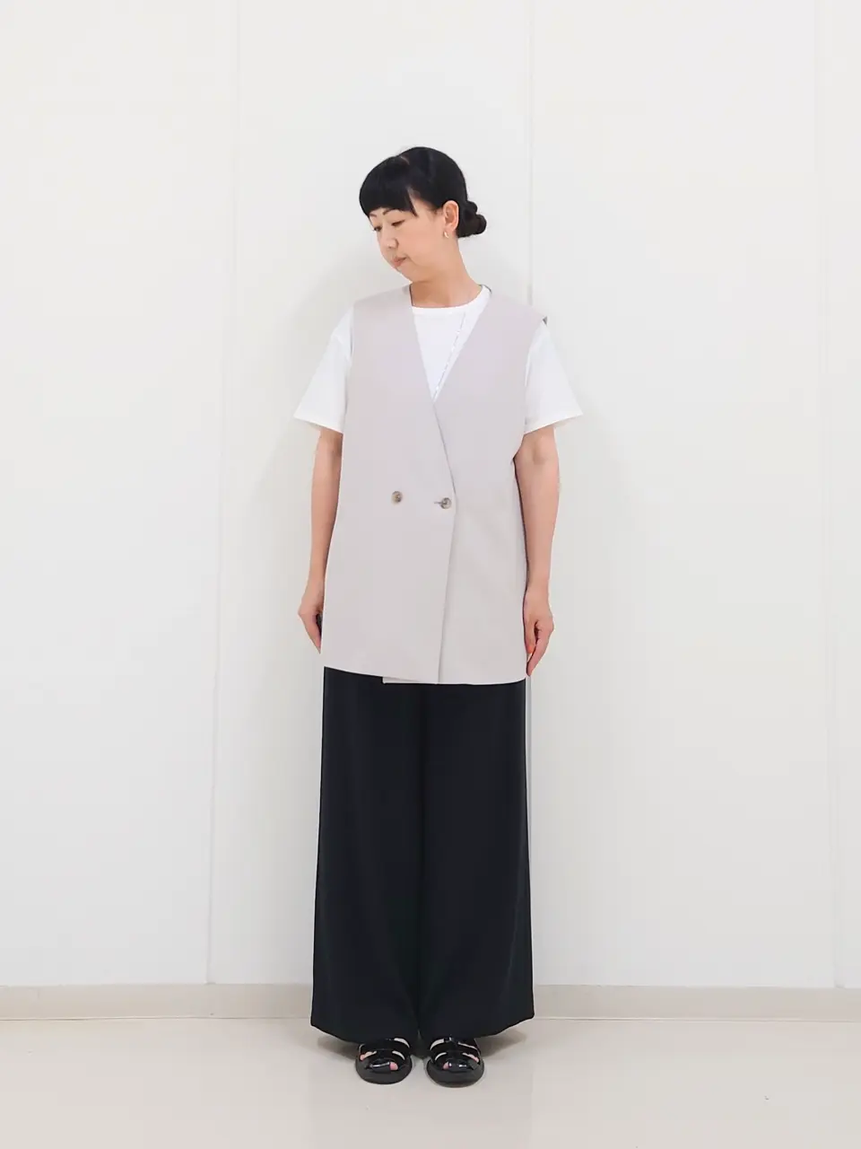 J.PRESS LADIES L スタッフ コーディネート画像