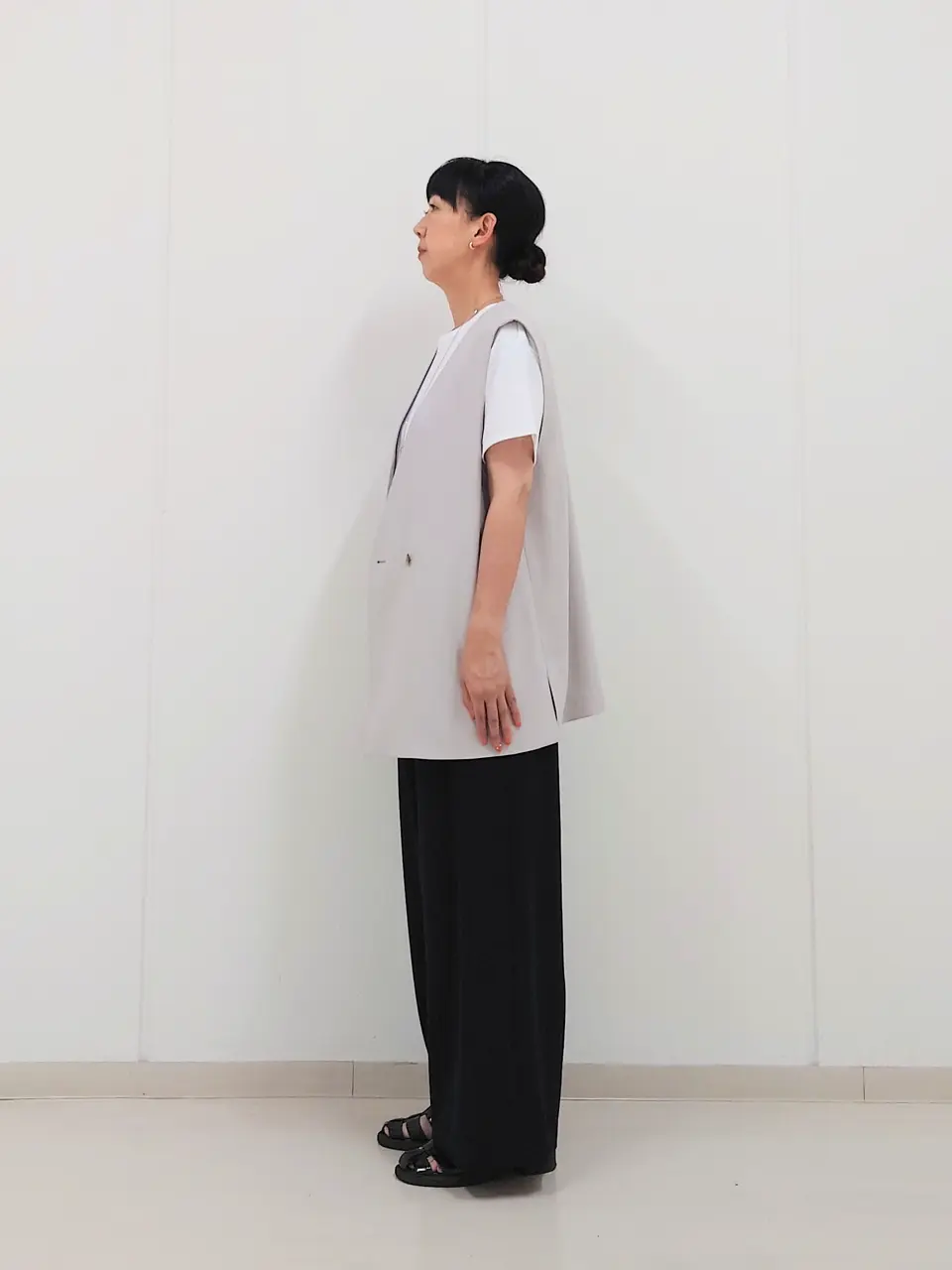 J.PRESS LADIES L スタッフ コーディネート画像