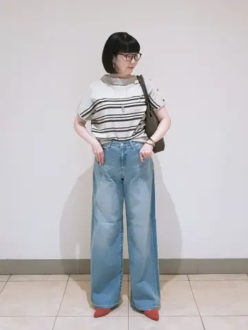 J.PRESS LADIES L スタッフ コーディネート画像