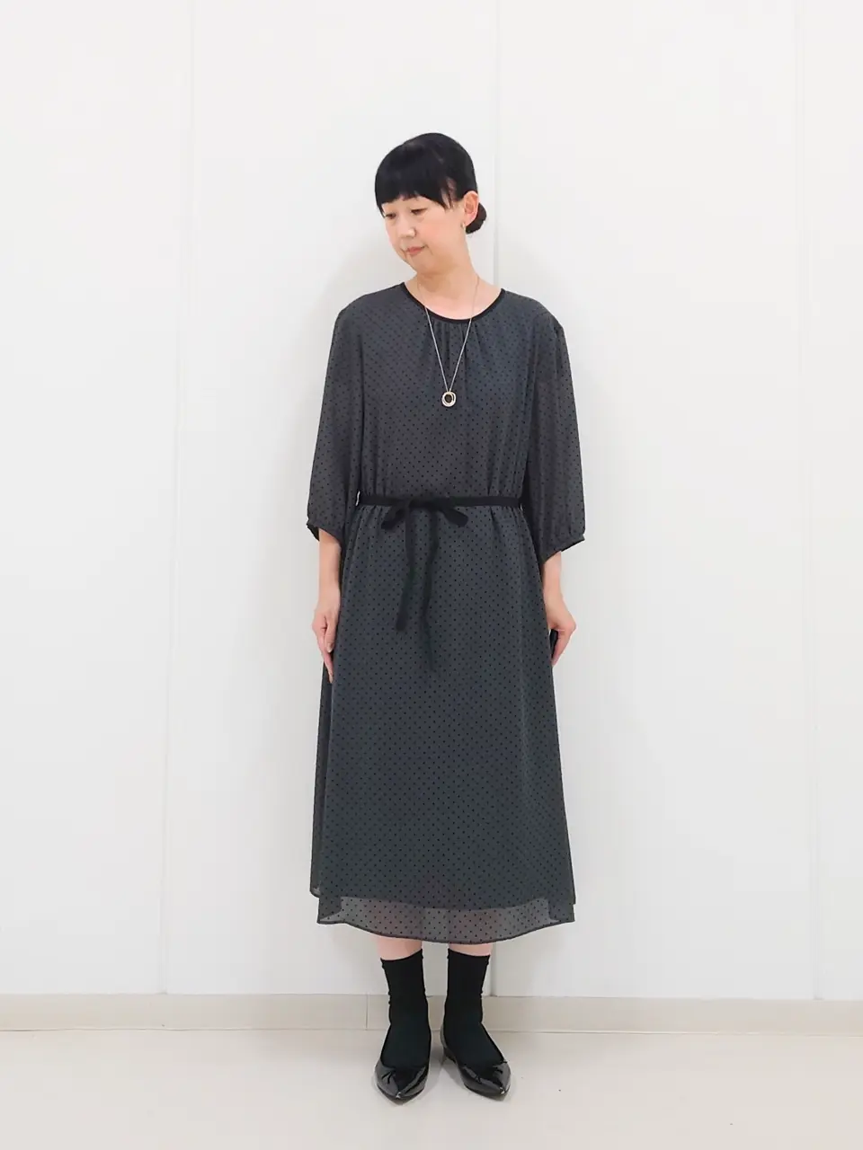 J.PRESS LADIES L スタッフ コーディネート画像