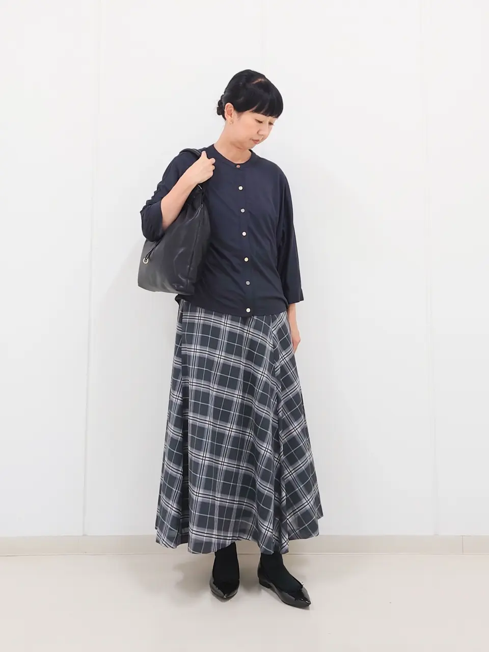 J.PRESS LADIES L スタッフ コーディネート画像