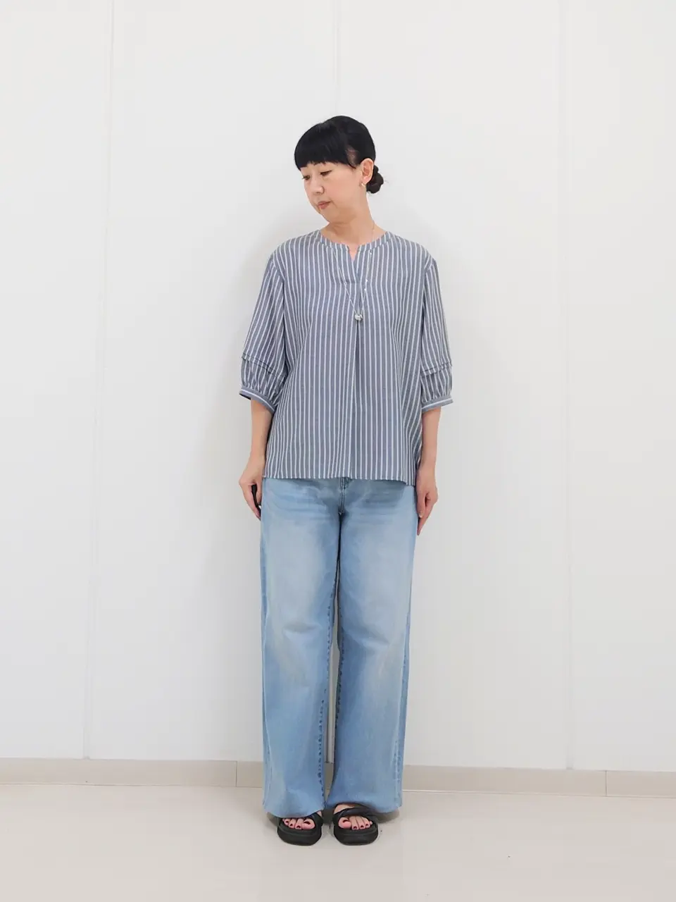 J.PRESS LADIES L スタッフ コーディネート画像