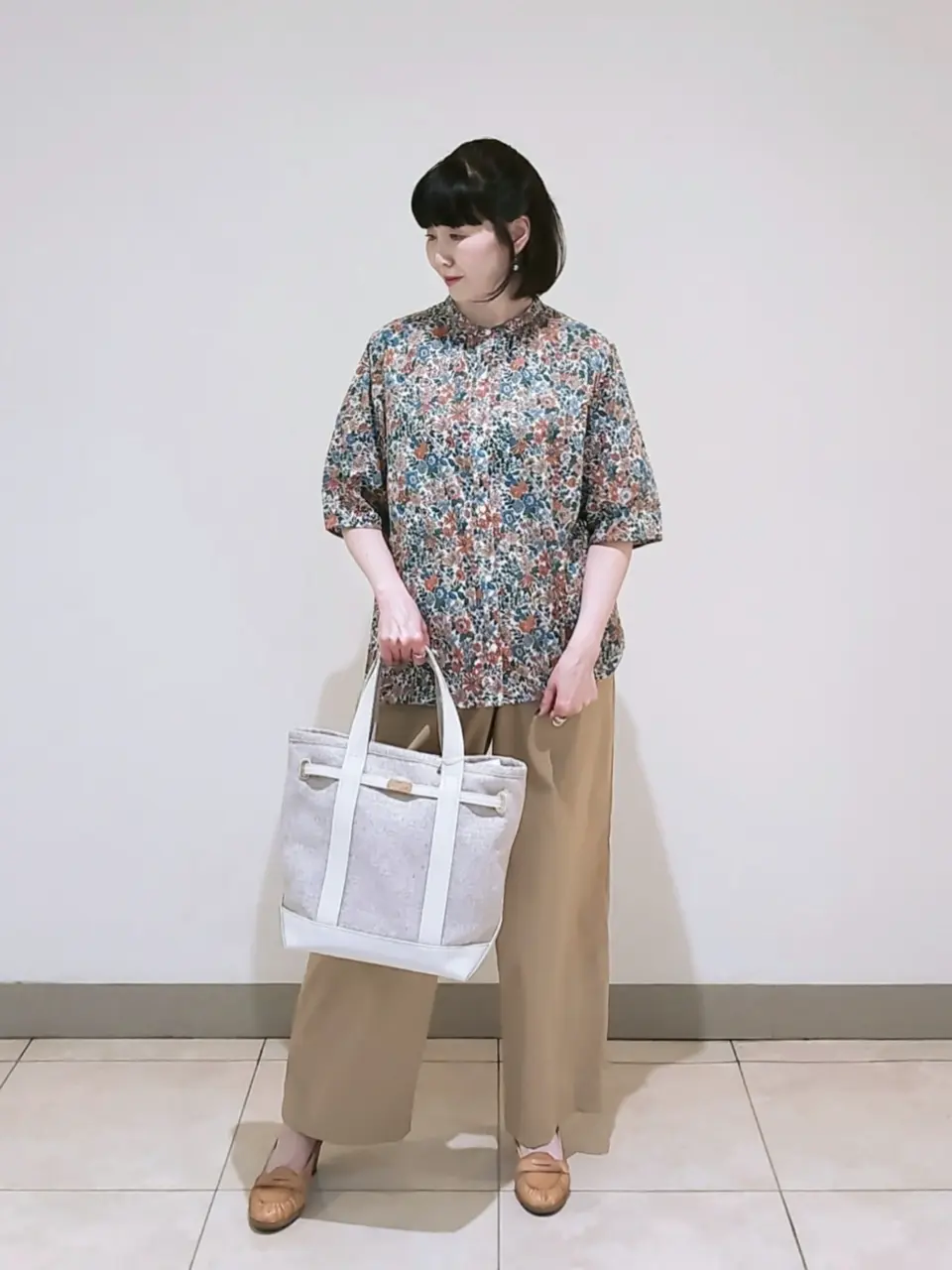 J.PRESS LADIES L スタッフ コーディネート画像