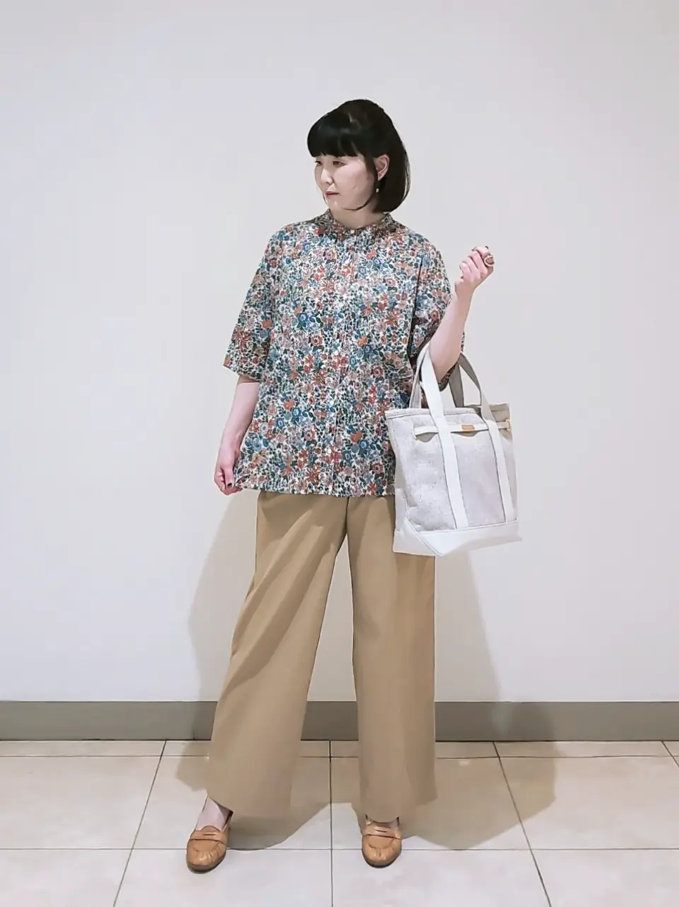 J.PRESS LADIES L スタッフ コーディネート画像