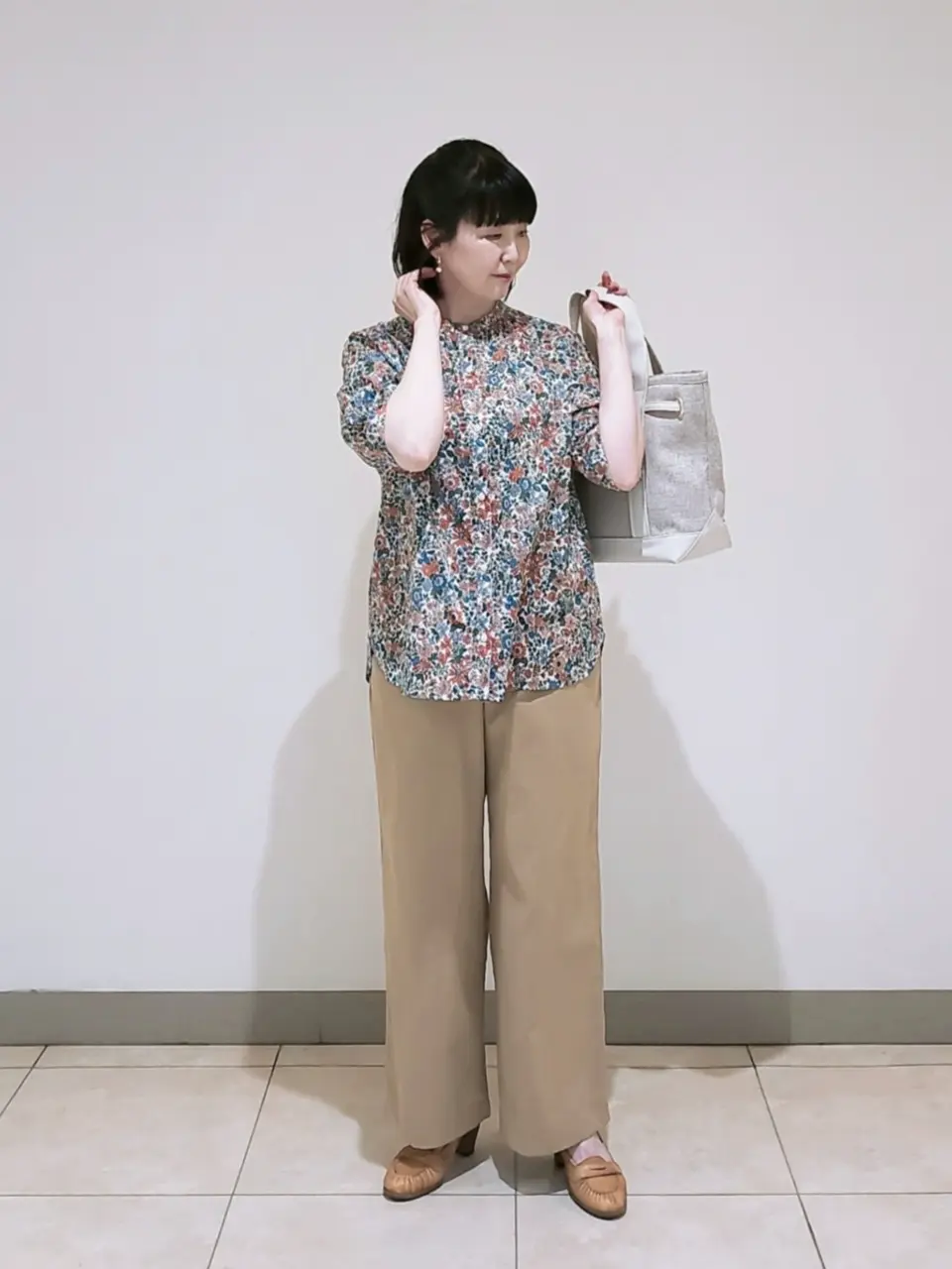 J.PRESS LADIES L スタッフ コーディネート画像