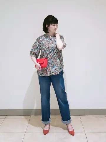 J.PRESS LADIES L スタッフ コーディネート画像