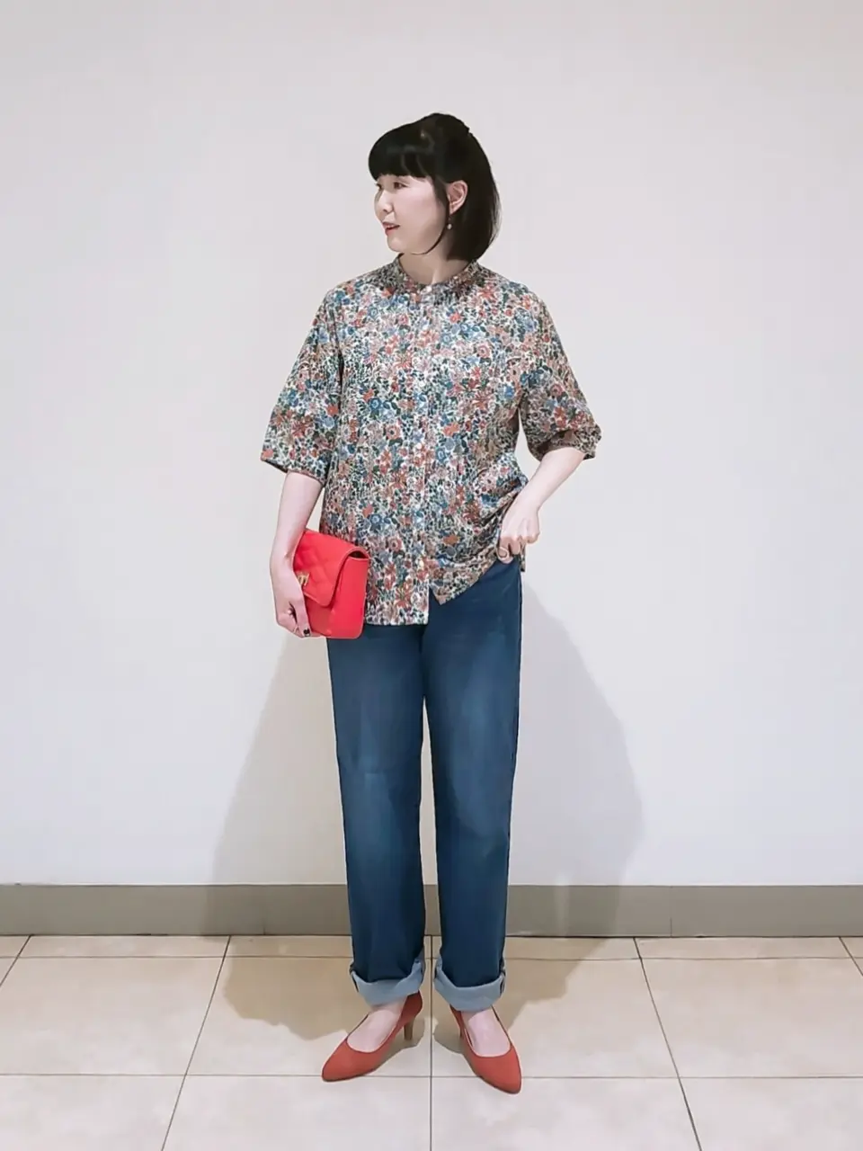 J.PRESS LADIES L スタッフ コーディネート画像