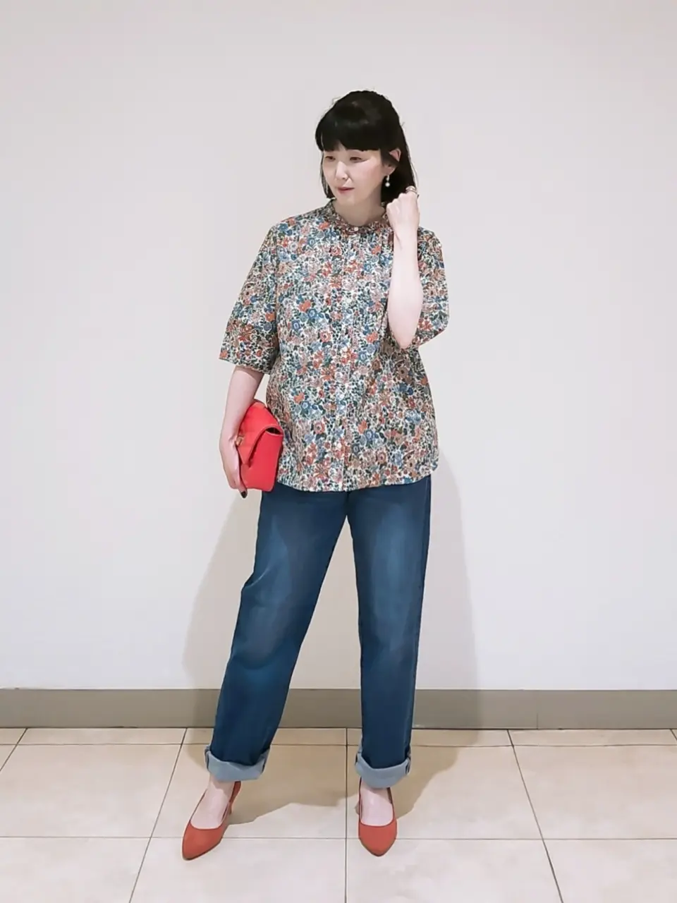 J.PRESS LADIES L スタッフ コーディネート画像