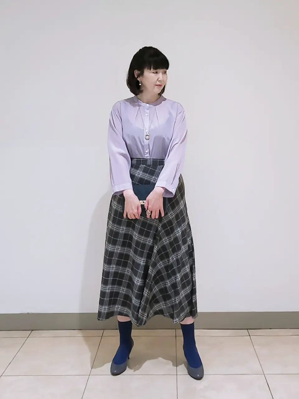 J.PRESS LADIES L スタッフ コーディネート画像