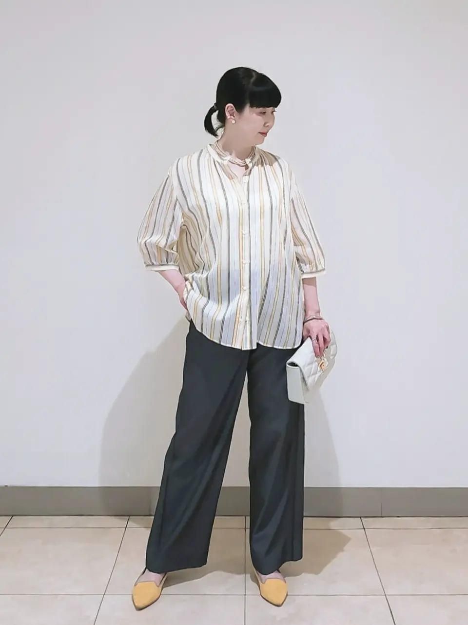 J.PRESS LADIES L スタッフ コーディネート画像