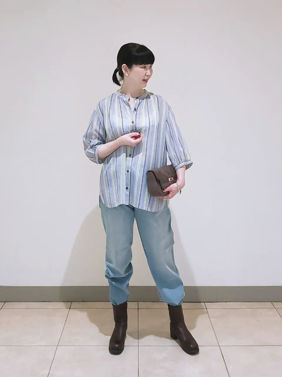 J.PRESS LADIES L スタッフ コーディネート画像