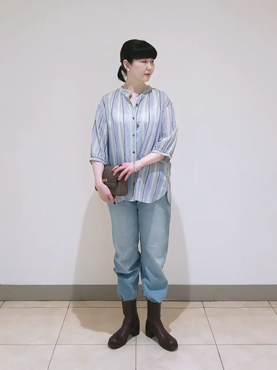 J.PRESS LADIES L スタッフ コーディネート画像