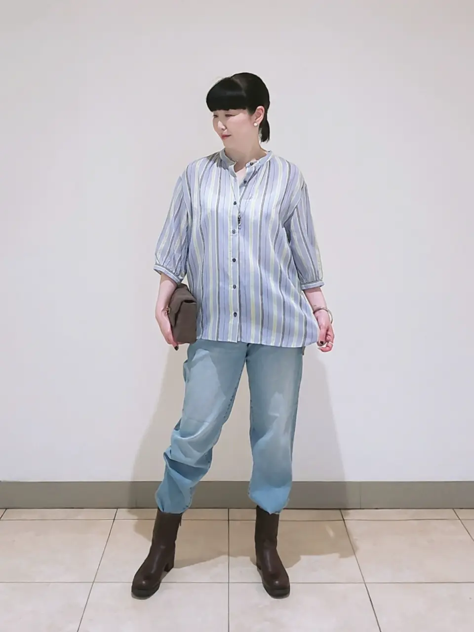 J.PRESS LADIES L スタッフ コーディネート画像