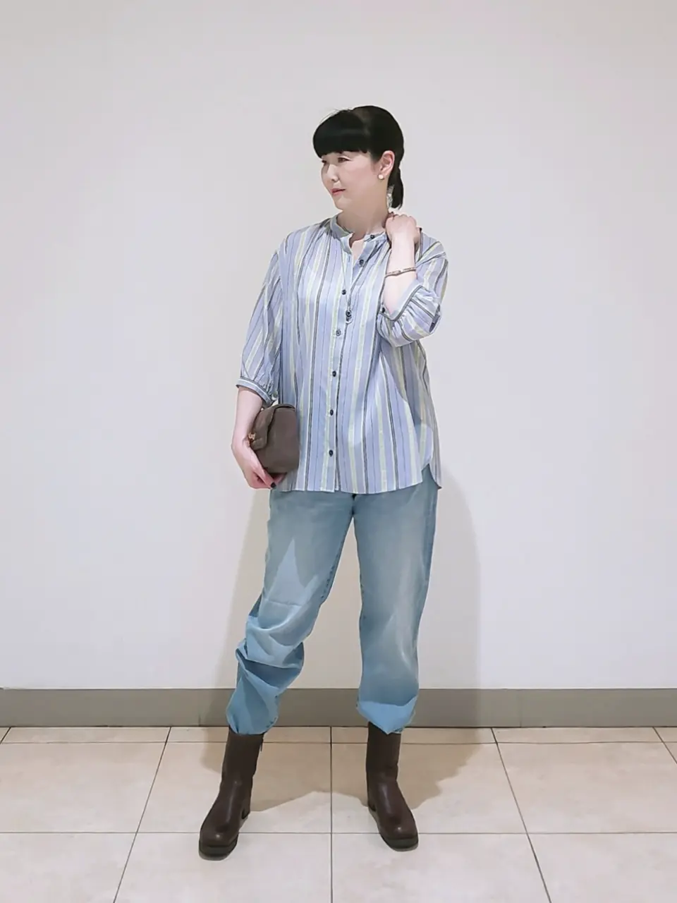 J.PRESS LADIES L スタッフ コーディネート画像