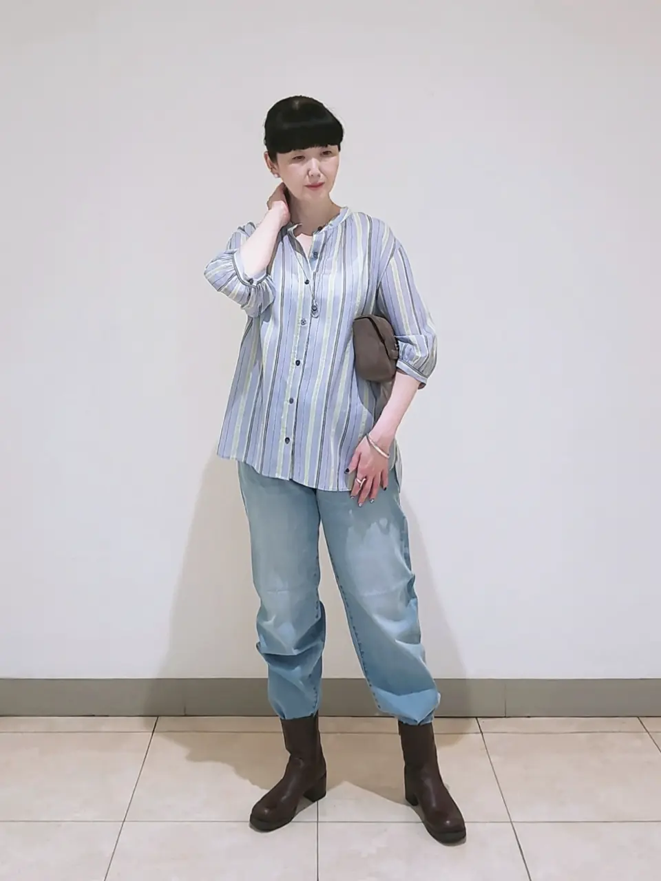 J.PRESS LADIES L スタッフ コーディネート画像