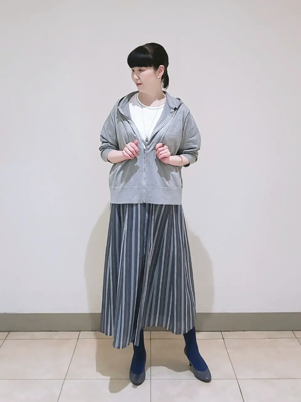 J.PRESS LADIES L スタッフ コーディネート画像