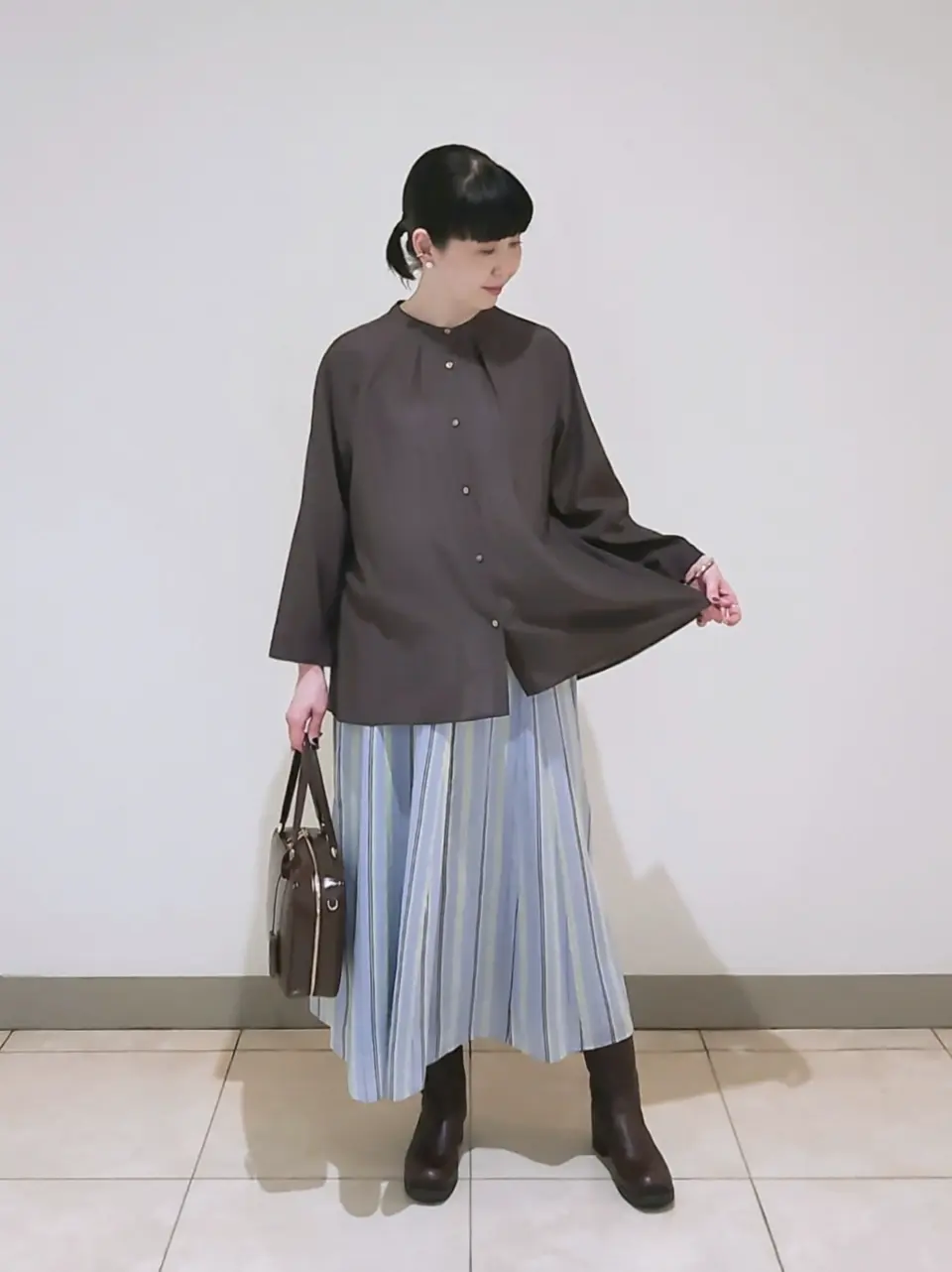 J.PRESS LADIES L スタッフ コーディネート画像