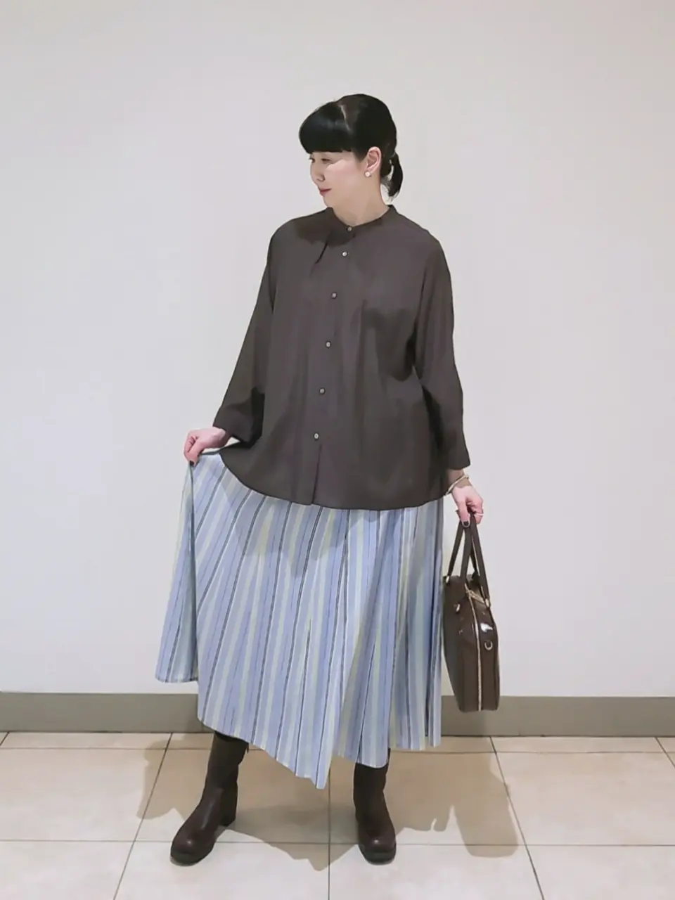 J.PRESS LADIES L スタッフ コーディネート画像